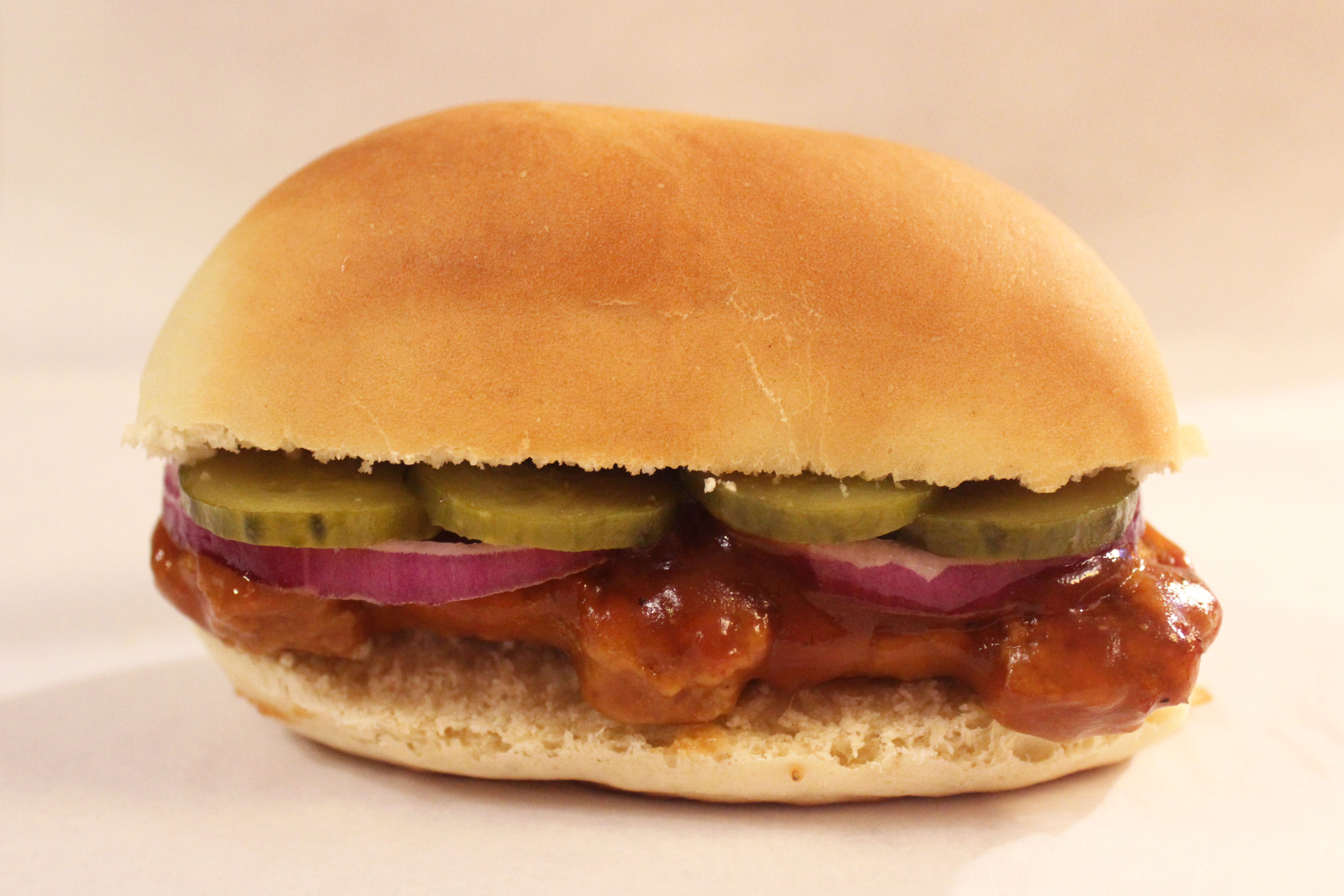 DIY McRib Sandwich McDonalds